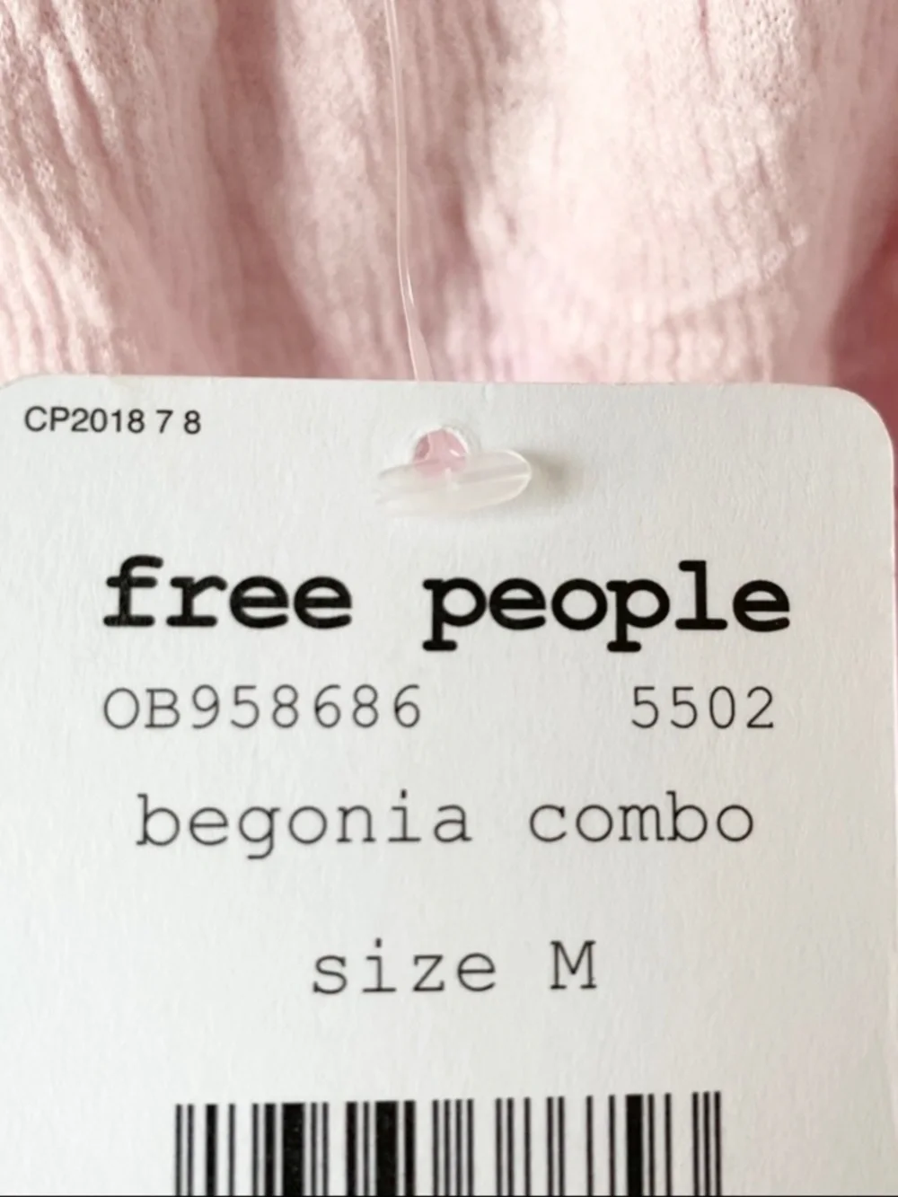 Free People Ombre Top Medium New